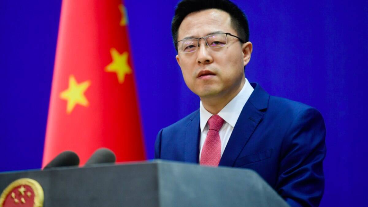 Zhao Lijian, porta-voz do Ministério das Relações Exteriores chinês, criticou as sanções aplicadas contra a Rússia