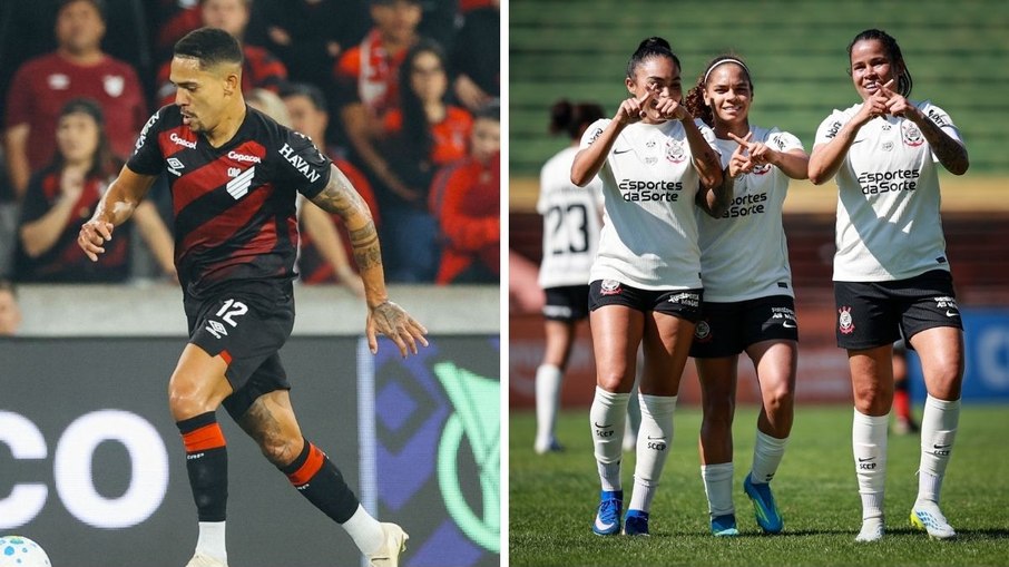 Athletico-PR x Vitória na Copa do Brasil e Flamengo x Coritnthians no Brasileirão Feminino são os destaques do dia