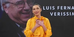 Patrícia Poeta se emociona e expõe lembrança com Luis Verissimo