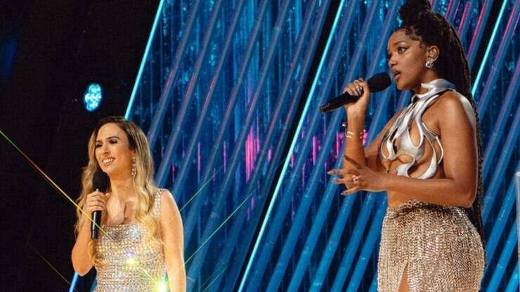 Tatá Werneck alfineta Tiago Iorc no Prêmio Multishow: 