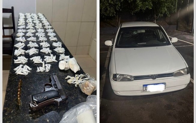 Homem é preso pela Força Tática com arma e quase 600 gramas de drogas na Vila Prado
