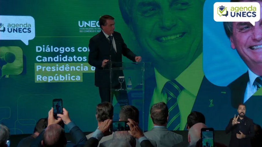 Presidente Jair Bolsonaro ressaltou feitos positivos do seu mandato na economia
