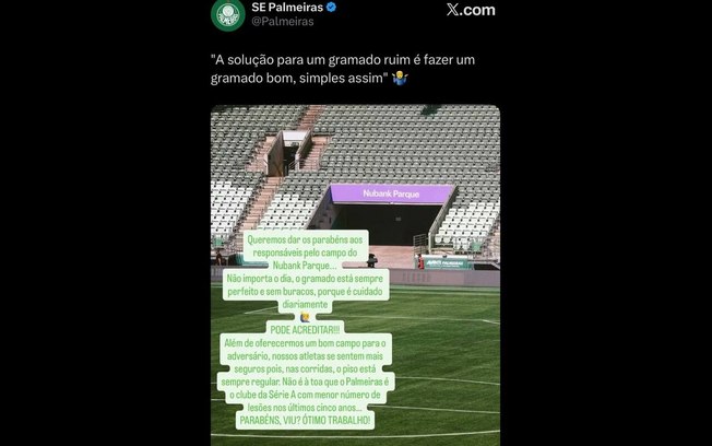 Neymar atuou apenas no primeiro tempo, pois sentiu a coxa direita contra o Palmeiras