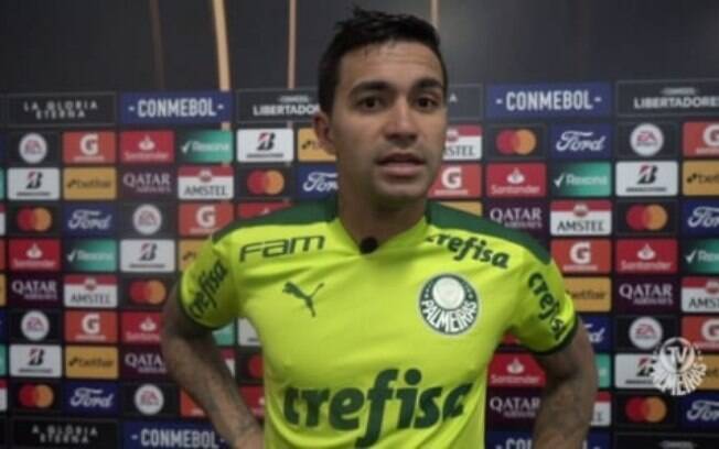 Dudu diz que festa da torcida do Palmeiras deu um 'gás a mais' para a decisão da Libertadores