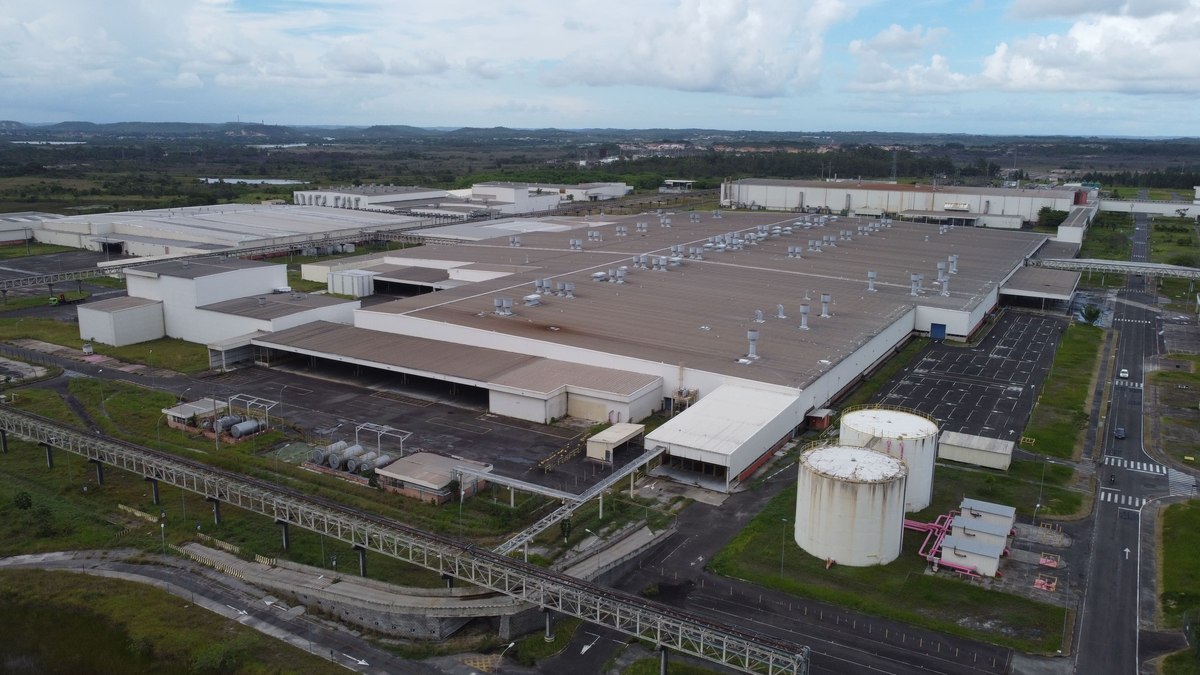 Fábrica da BYD na Bahia, em Camaçari