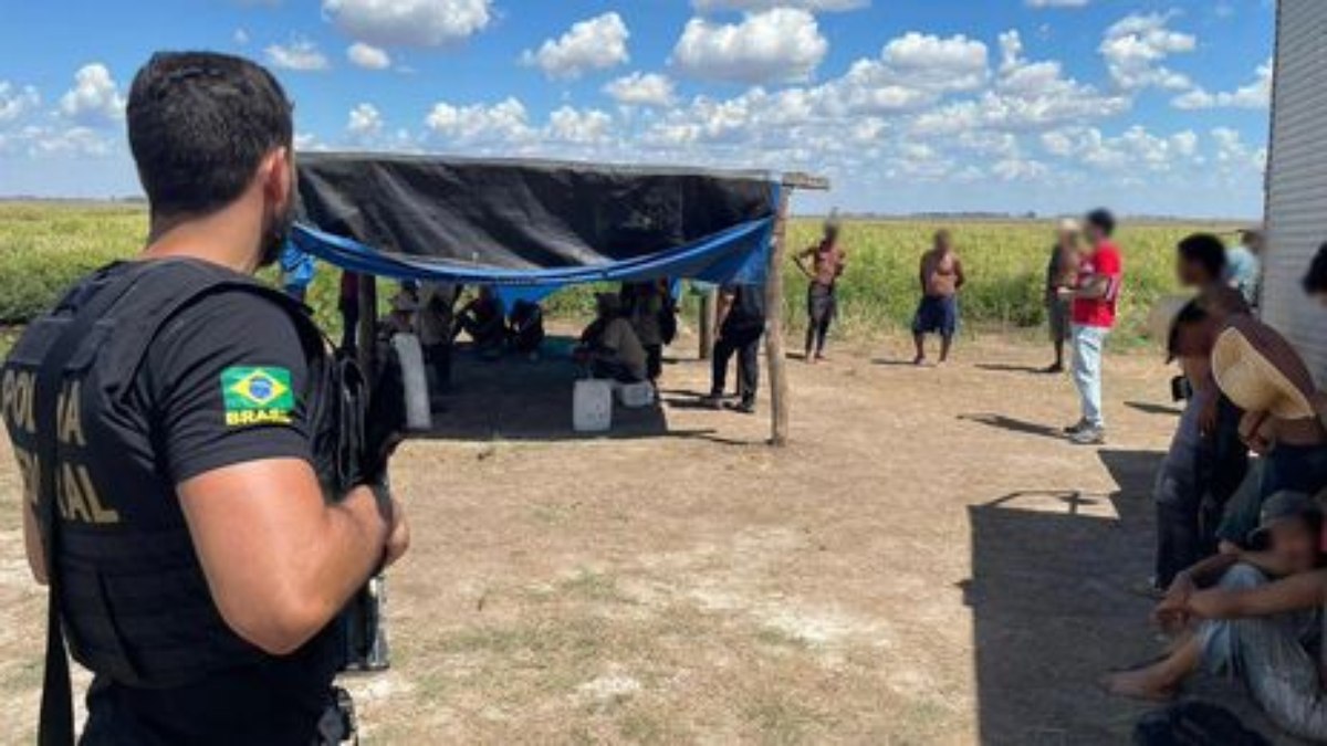 Trabalhadores escravos resgatados em fazenda no Rio Grande do Sul