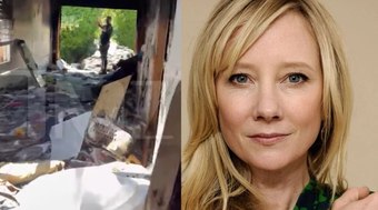 Vídeo mostra interior de casa destruída por carro de Anne Heche