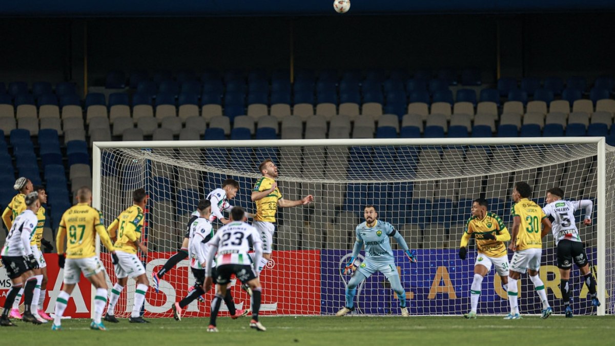 Sul-Americana: Cuiabá x Palestino (Foto: Foto: AssCom Dourado)