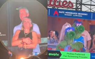 Mascotes de beisebol recriam flagra polêmico em show do Coldplay