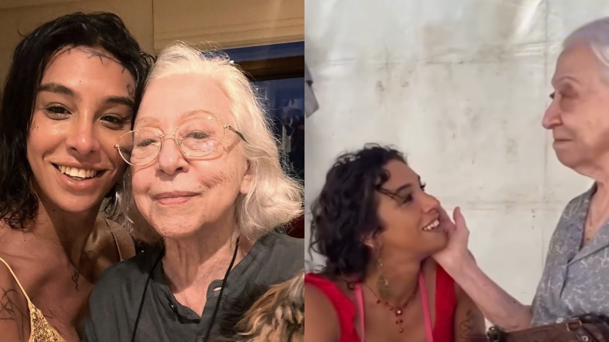 Linn da Quebrada e Fernanda Montenegro