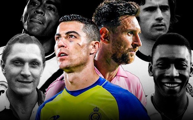 Cristiano Ronaldo e Messi na rota: quantos jogadores marcaram mais de 1000 gols?