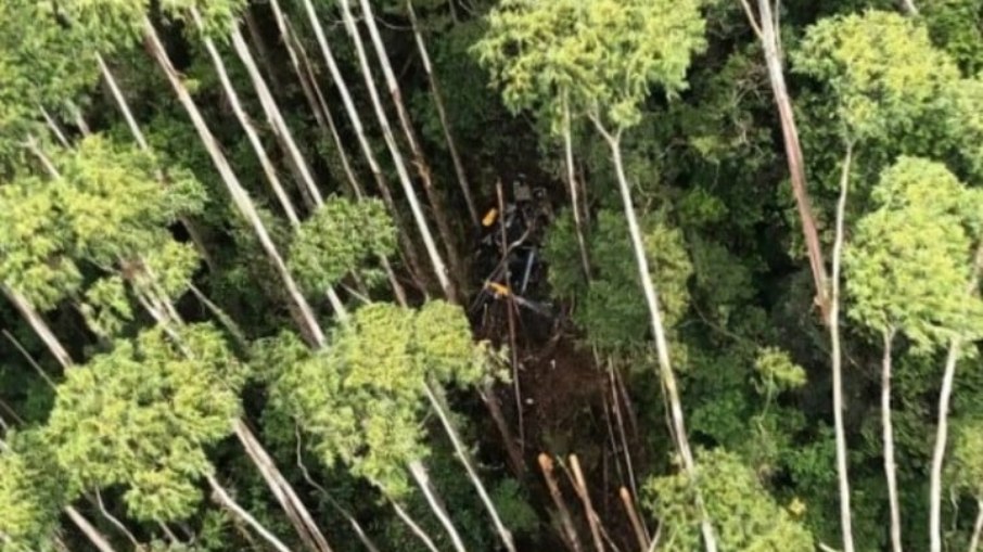 O helicóptero foi encontrado em uma área de mata na cidade de Paraibuna, no Vale do Paraíba, a 120 km de distância do Campo de Marte, onde havia decolado. Os quatro tripulantes morreram.