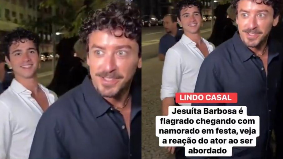 João Victor Gonçalves e Jesuíta Barbosa chegaram juntos em evento no Rio João Victor Gonçalves e Jesuíta Barbosa chegaram juntos em evento no Rio