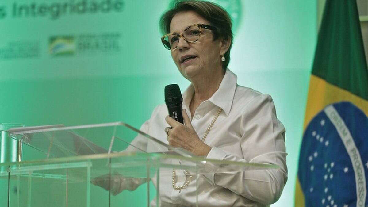 Ministra da Agricultura, Tereza Cristina