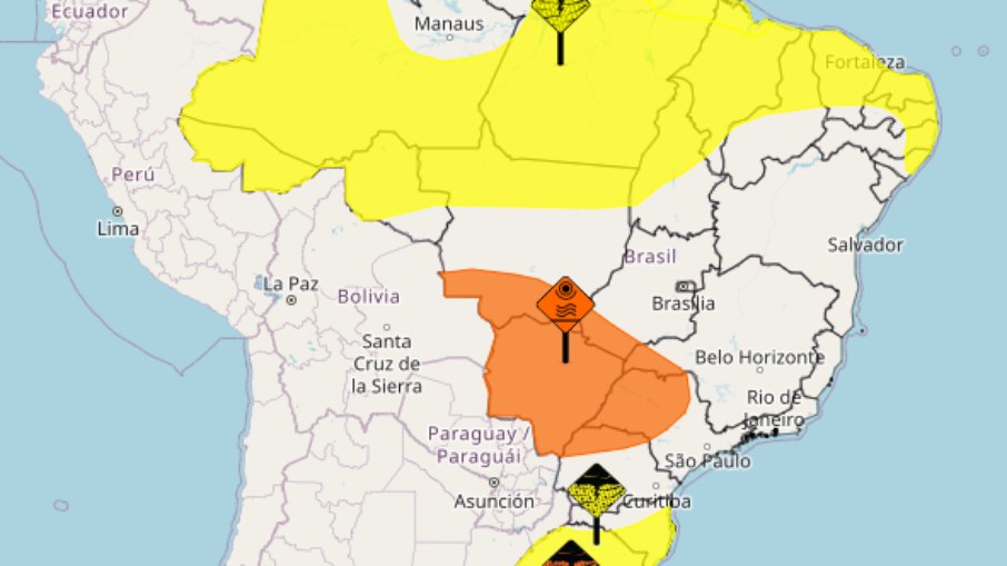 Onda de calor atinge todo o MS, MT, Goiás, Minas Gerais, Paraná e São Paulo