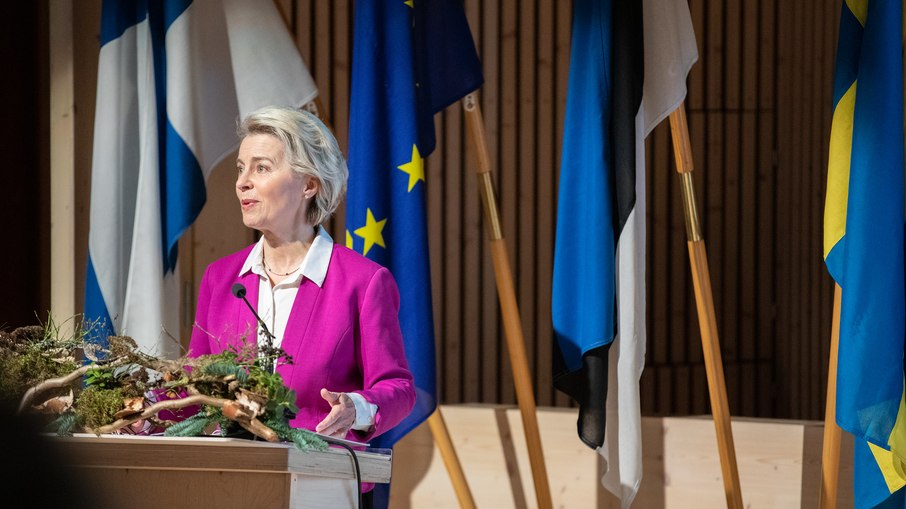 Arquivo: Presidente da Comissão Europeia, Ursula von der Leyen