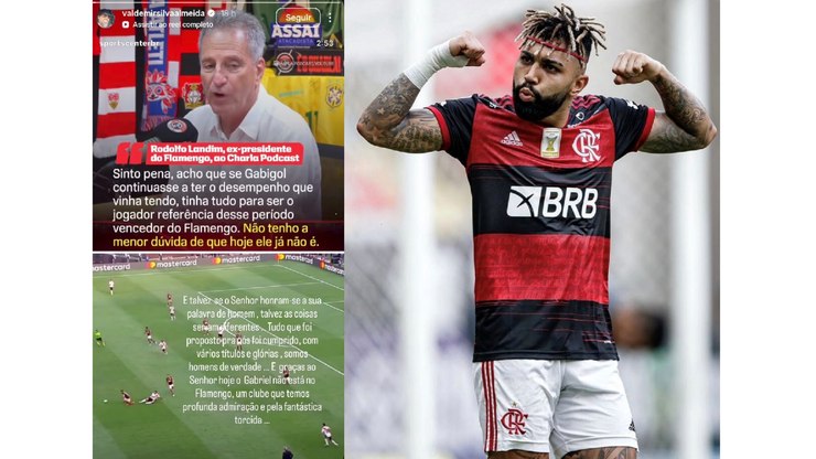 Pai de Gabigol culpa Landim por saída do atacante do Flamengo