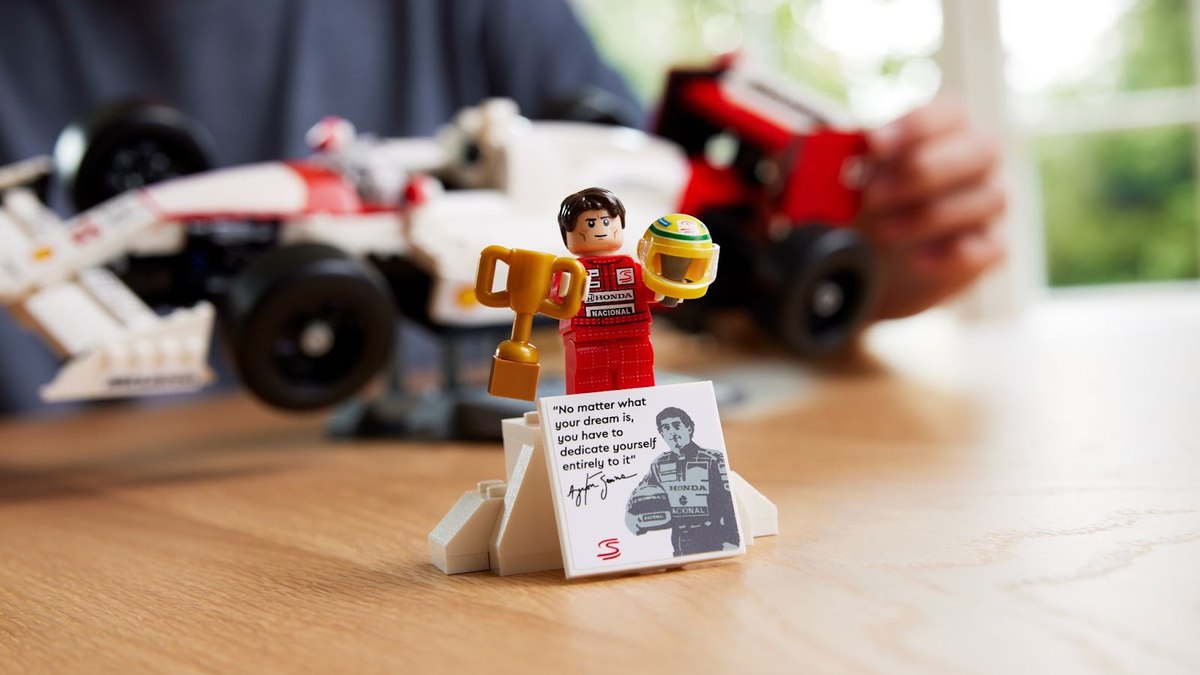 LEGO lança McLaren de Ayrton Senna de 1988; veja detalhes