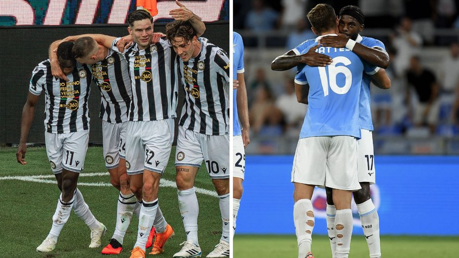 Udinese e Lazio se enfrentam no encerramento da 3ª rodada do Campeonato Italiano