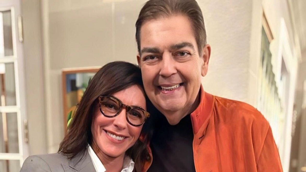 Christiane Torloni e Faustão