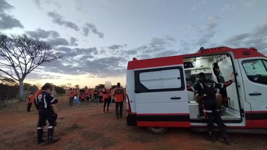 Equipe médica foi chamada para atender a ocorrência