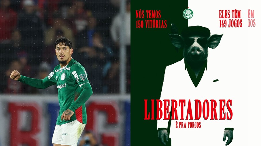 Palmeiras aproveita vitória e provoca Corinthians na Libertadores