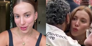 Influenciadora Manu Cit se pronuncia após 'beijinho' de Gabigol: 'Fui surpreendida'