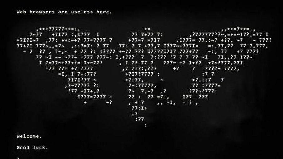Um dos enigmas Cicada 3301