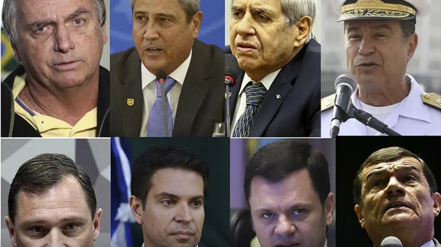 Os oito condenados do Núcleo 1 da trama golpista 