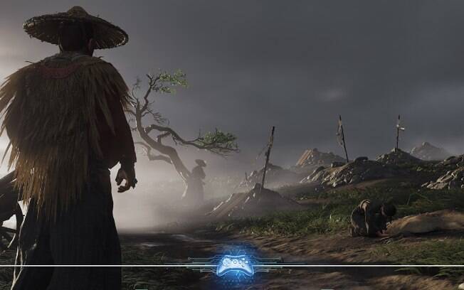 Cena do game Ghost of Tsushima