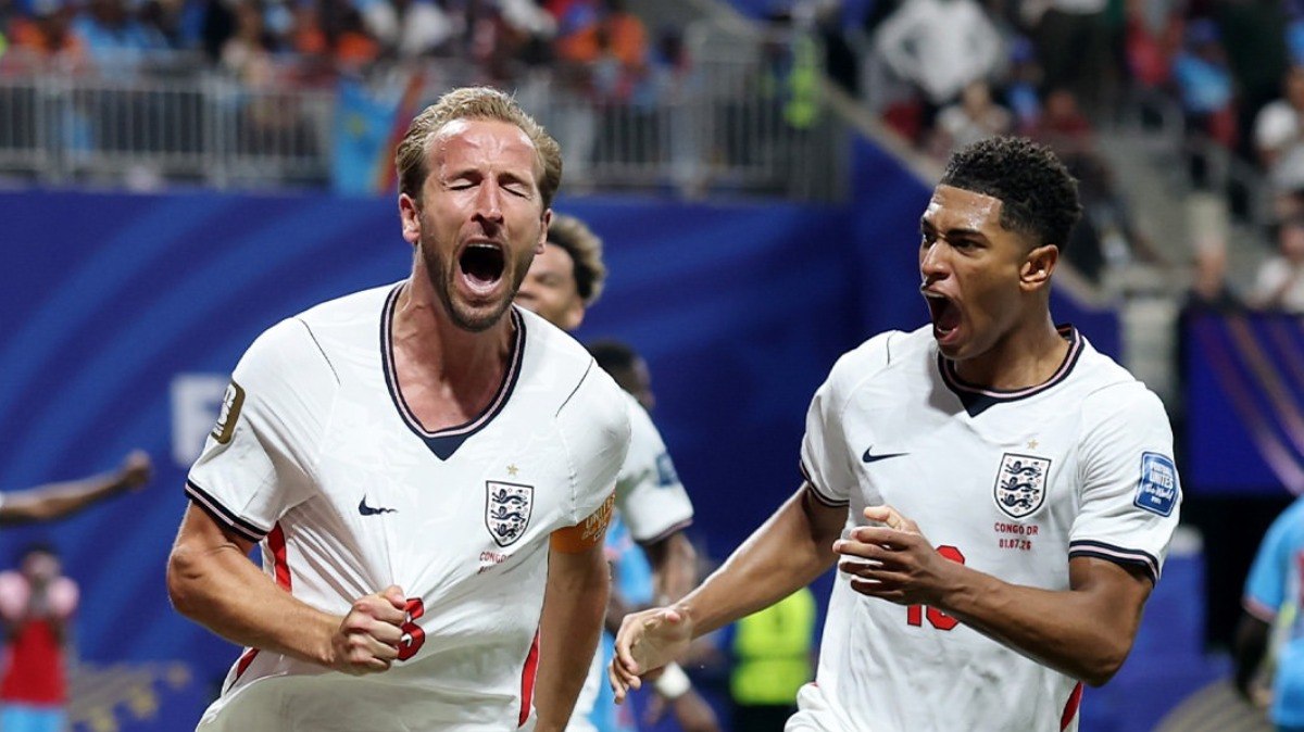 No sufoco, Inglaterra é salva por Harry Kane e vence o Congo