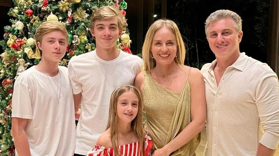 Luciano Huck, Angélica e filhos