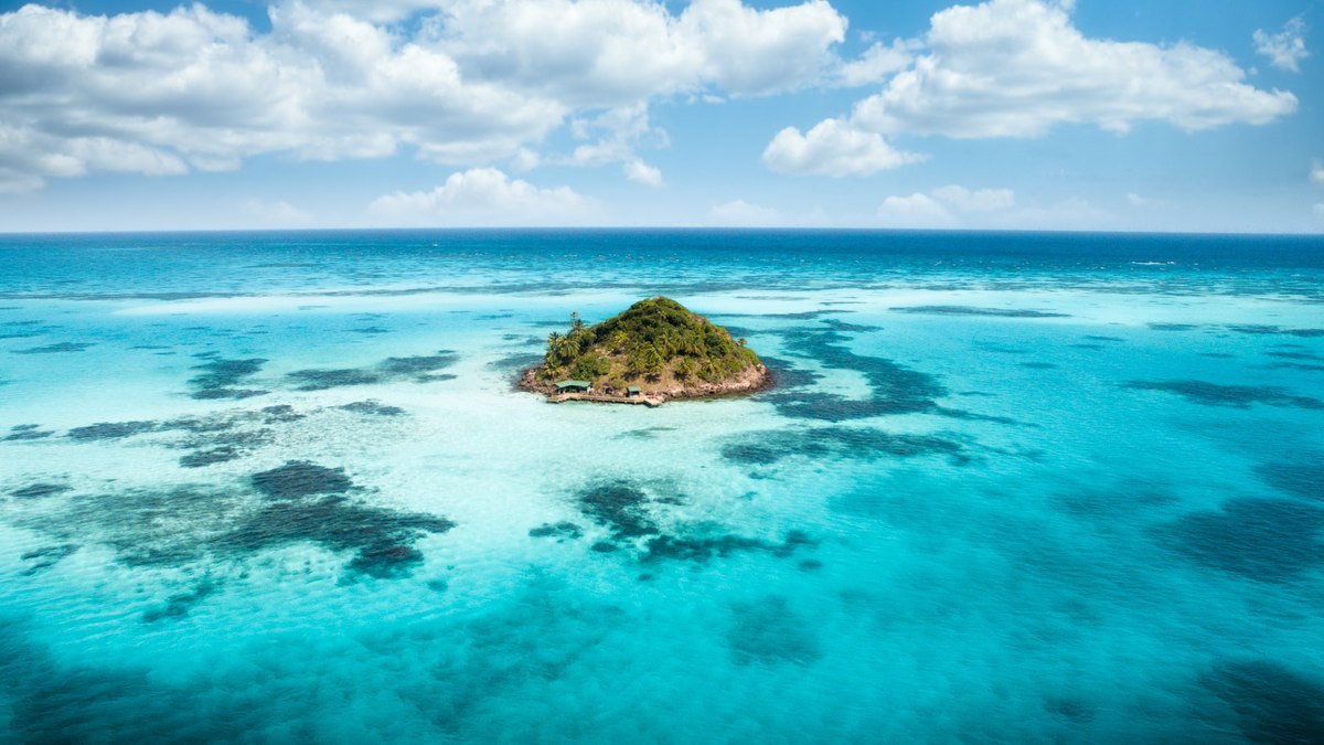 A Ilha de San Andres de 26 Km²