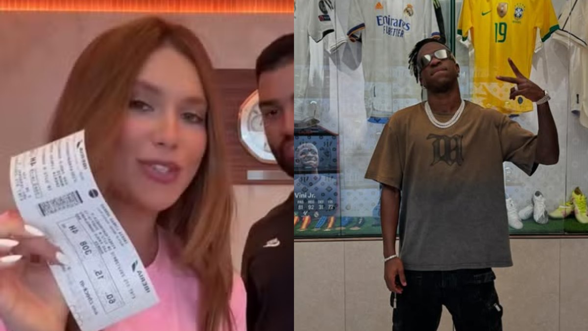 Virginia vai a Madri pela 3ª vez em meio aos rumores com Vini Jr.