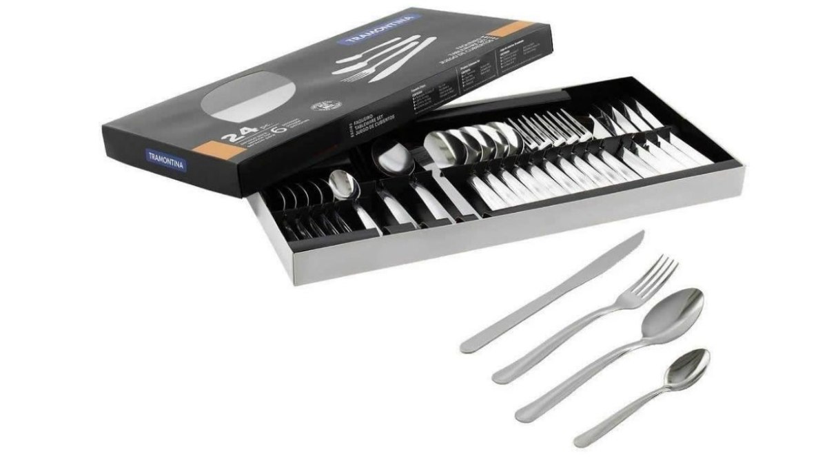 Faqueiro da Tramontina pode ser ideal para renovar a mesa da sua cozinha com economia Faqueiro da Tramontina pode ser ideal para renovar a mesa da sua cozinha com economia