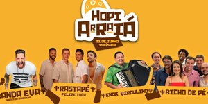 Hopi Arraiá 2025 começa com música, brincadeiras e pratos típicos