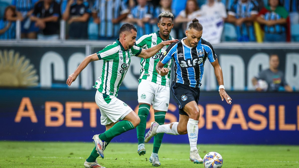 Grêmio venceu o jogo de ida por 2 a 1 Grêmio venceu o jogo de ida por 2 a 1