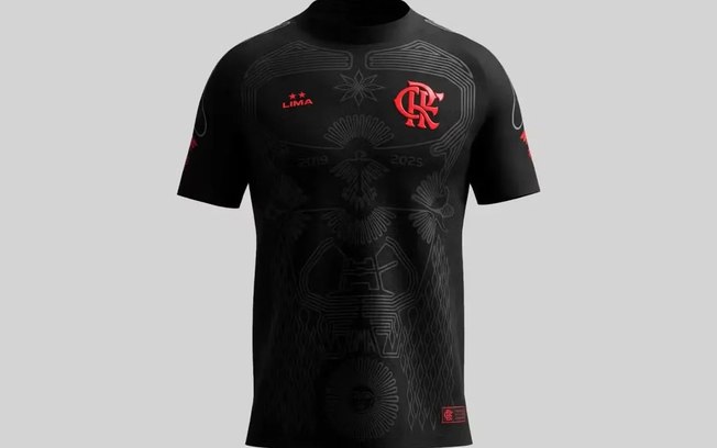 Camisa Urubu de Lima, vencedora de concurso do Flamengo Camisa Urubu de Lima, vencedora de concurso do Flamengo