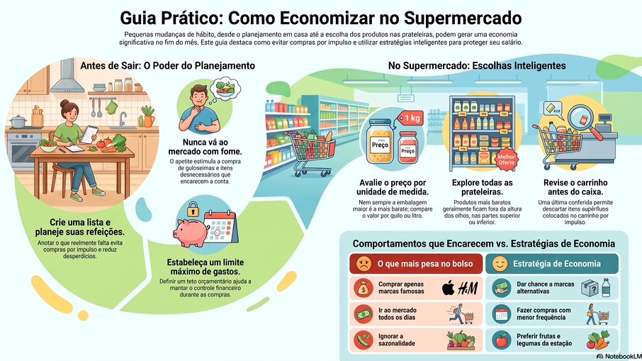 Guia para economizar no mercado