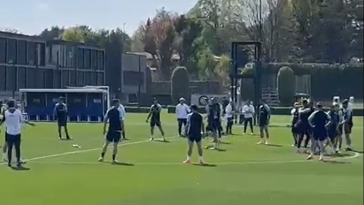 Treino da Inter tem discussão entre Onana e Brozovic