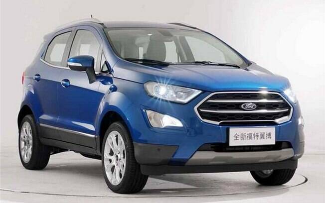 Ford EcoSport apresentado na China, no mês passado, segue o padrão que será adotado no Brasil