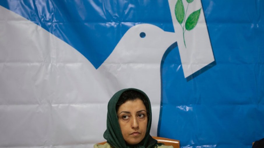 A vencedora mais recente do Nobel da Paz, a iraniana Narges Mohammadi