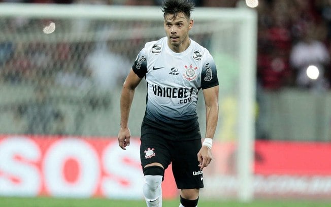Ángel Romero em ação com a camisa do Corinthians