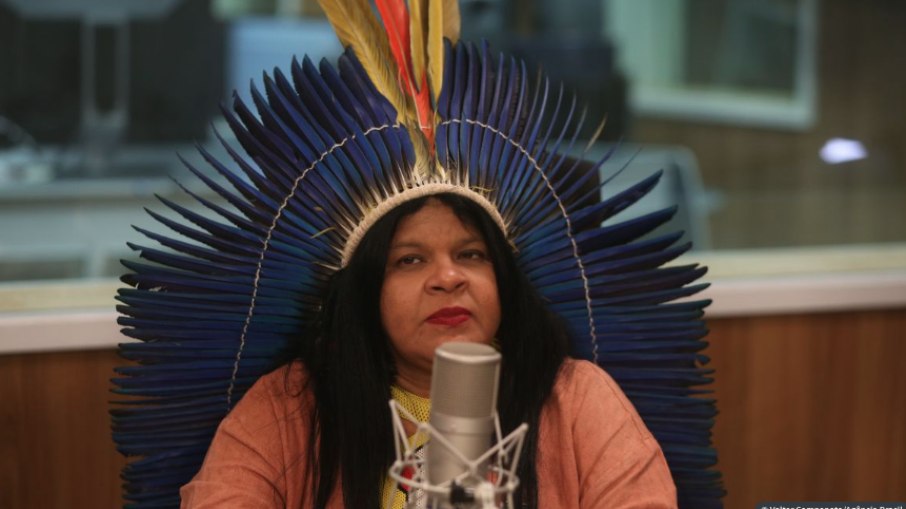 Sônia Guajajara é ministra dos Povos Indígenas no terceiro mandato do presidente Lula