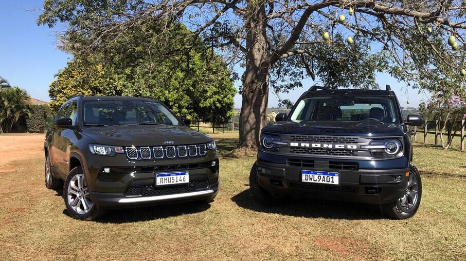 Ford Bronco Sport e Jeep Compass: alta qualidade e sofisticação em dois SUVs médios que acabam de chegar ao Brasil