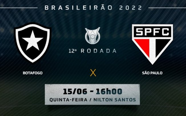 Botafogo x São Paulo: prováveis times, desfalques e onde assistir ao confronto pelo Brasileirão