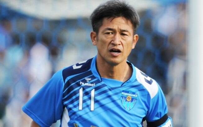 Kazuyoshi Miura, o jogador mais velho da história a entrar em campo 