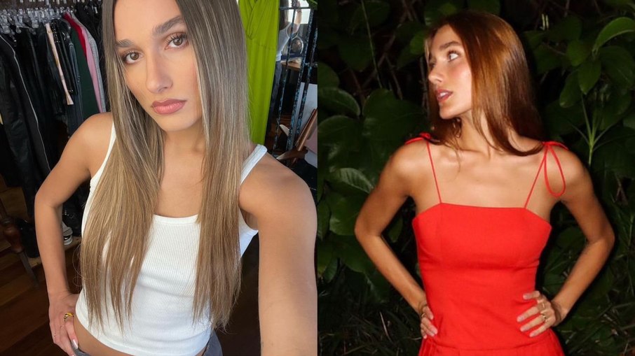 Antes e depois de Sasha Meneghel