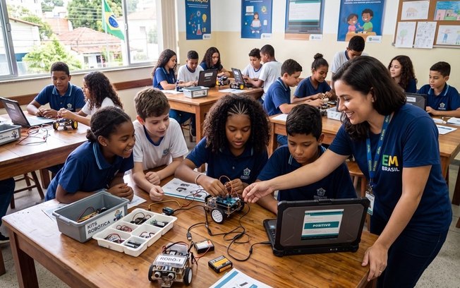 Robótica torna-se obrigatória nas escolas a partir de 2026