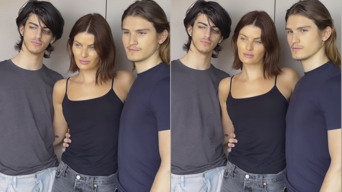 Amor em família: Isabeli Fontana posa com filhos: 'Meus bebês'